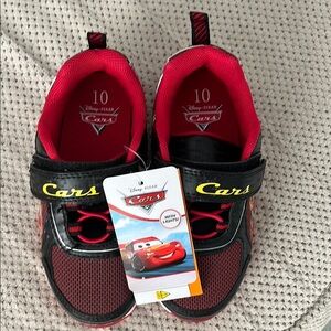 NWT Size 10 Light Up Disney Cars Sneakers